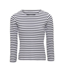 (M, White/Navy) Asquith & Fox Womens/Ladies Mariniere Coastal Long Sleeve T-Shirt
