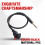2PCS Panel D-Type Cable de Jack Estéreo Dual-Channel 6.35MM Hembra A 6.35MM Macho Cable de Placa de Pared 3