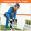 Trimmer Shoulder Strap Padded Universal Adjustable, String Trimmer Harness, Nylon Double Shoulder, Ergonomic Handle Grip 5