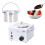Chocolate Tempering Machine, 0-80 Adjustable,Chocolate Melting Single Pot Cheese Melter for Cream,Chocolate Pie US Plug 4