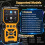 V519 OBDII Scanner Professional Engine Fault Code Reader with Live Data and Battery Voltage Monitor 7
