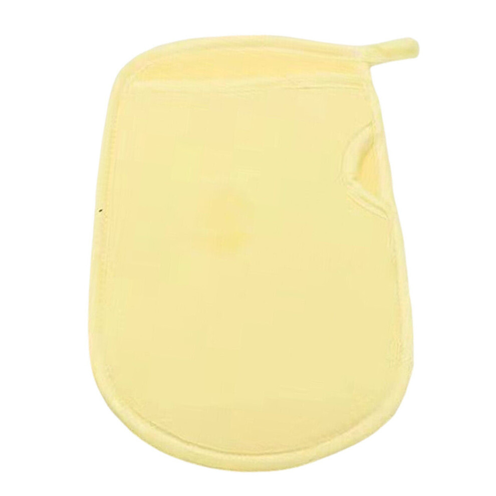 Dcph-Clothing (Yellow) Exfoliating Gloves For Dry, Sensitive Skin - Hygienic & Quick-Dry