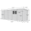 20 x 6 Pent Shed Tanalised (Double Door, With Windows) 4