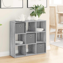 vidaXL Sideboard with Drawer Grey Sonoma 73.5 x 24 x 69.5 cm