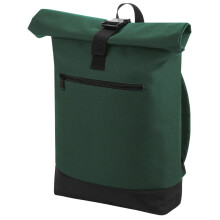 (One Size, Bottle Green) Bagbase Roll Top Backpack