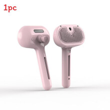 (Pink)Cat Grooming Spray Brush With Needle Grooming For Hair Removal And Enhancing Coat