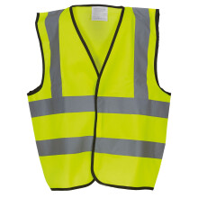 (S, Yellow) Yoko Childrens/Kids B&B High-Vis Waistcoat