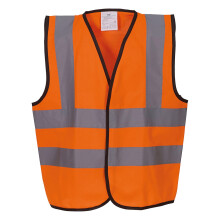 (L, Orange) Yoko Childrens/Kids B&B High-Vis Waistcoat