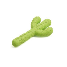 Cactus Shaped Indestructible Dog Chew Toy Interactive Rubber Tooth Cleaning Boredom Relief for Small Large Dogs Training