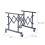 Switzer SwitZer Telescopic Universal Panel Stand Mobile Scissor Extendable for Body Shop 9