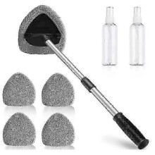 (Grey) Windshield Magnetic Car Window Cleaner, Windshield Window Cleaner Tool
