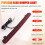 Rear Bumper Tail Light Modified Reflector Brake Fog Light for   Hatchback 2019-2023 Red 3