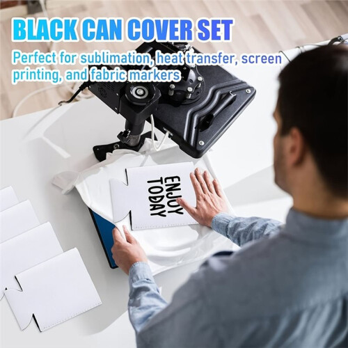 30 Pcs White Coolers - Bulk Sublimation Blank Sleeves for Drinks, Party & DIY Projects 2