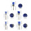 5pcs Wooden Paint Brushes - Fast Wall Decorating 1