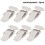 (201 Stainless Steel) 6Pcs Toggle Latch Hasp Lock for Toolbox 1