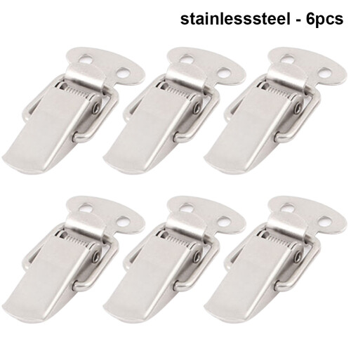 (201 Stainless Steel) 6Pcs Toggle Latch Hasp Lock for Toolbox