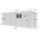 20 x 7 Pent Shed Tanalised (Double Door, With Windows) 4