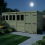 20 x 7 Pent Shed Tanalised (Double Door, With Windows) 3