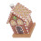 Christmas Gingerbread House Lighted Ornament Figurine Decor 1