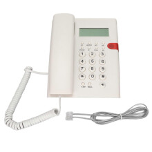 Telefono fisso professionale K010A-1 per ufficio, hotel e casa, colore bianco, per esportazione.