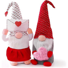 Set regalo di San Valentino con 2 nani di peluche.