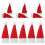 20 Pack Christmas Candy Hat Party Caps Multi Color 1