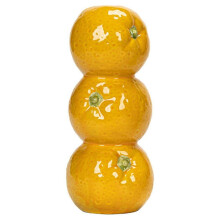 Vaso in ceramica a forma di frutto, vaso a fiori arancioni, semplice decorazione per la casa e la scrivania.