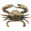 Solid Brass Crab Door Handle Nautical Drawer Pull Coastal Beach Decor 1