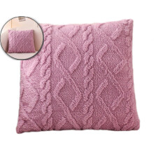 Washable Cushion Cover 50x50cm Zipper Polyester Indoor Outdoor