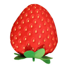 Strawberry Fruit Plush Pillow, Stuffed Cushion for Girls, Soft Throw Pillow