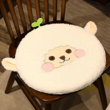Cuscino morbido per sgabello rotondo a forma di pecora Baa Baa Kawaii da 40 cm.