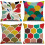 Set di 4 federe per cuscini, in cotone e lino, decorative per divano, camera da letto e casa, 45x45 cm 1