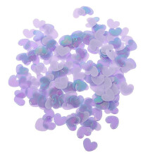 1 Bag Green Heart Confetti Sprinkles Table Scatters Wedding Accessories