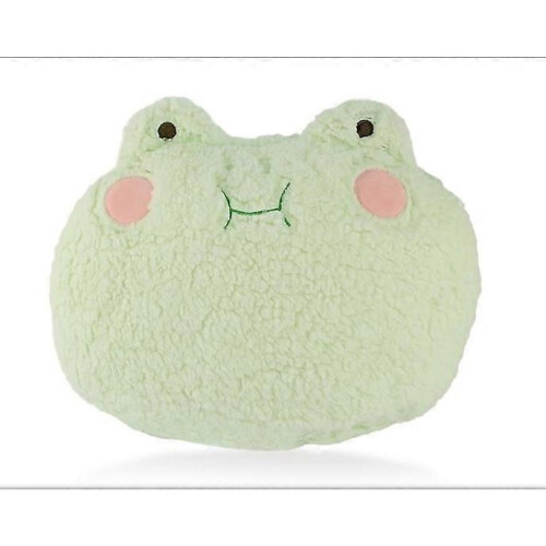Frog Plush Cushion Cream Light Yellow Light Green Cute Gift Office Bed Sofa