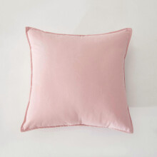 Fodera per cuscino semplice in cotone Ping 2024, rosa, in tessuto, per decorazione domestica, 60x60 cm.