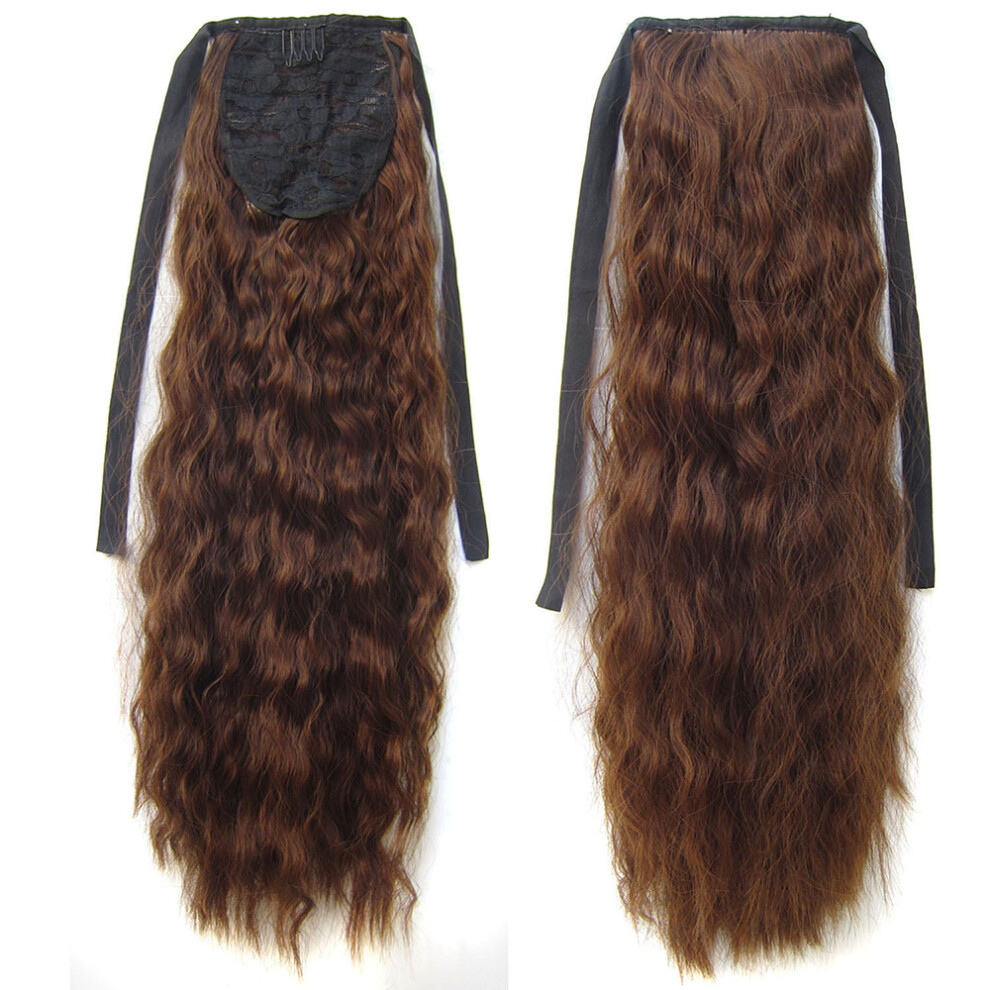 Roc-Electron (D) Fluffy Wavy Ponytail Wig Hair Extension