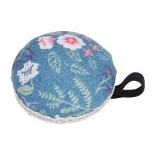 Braccialetto con puntaspilli a forma di fiore blu navy, morbido, comodo ed elastico, accessorio da cucito leggero, portatile, sicuro e affidabile.