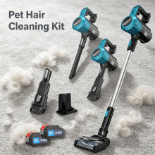 18V Cordless Vacuum Cleaner, Dual Battery, Portable Handheld Vacuum