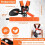 Trimmer Shoulder Strap Padded Universal Adjustable, String Trimmer Harness, Nylon Double Shoulder, Ergonomic Handle Grip 7
