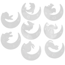 Mond Silikonform Set DIY Anhänger 8er
