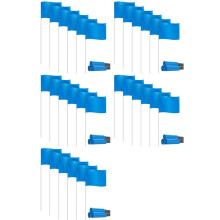 Marking Flags Flags for Lawn 150 Pack, PVC Small Flags,Marking Flags Lawn Flags, Garden Flags,Survey Flags,