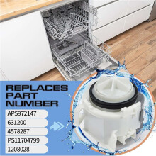 2X 00631200 Dishwasher Drain Pump Motor Assembly for  Dishwasher Drain Pump Replacement Part PS11704799 AP5972147