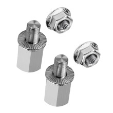 Bicycle Hub Hitch Adapter, M10x1.0 Thru Axle Adapter, Universal Bicycle Trailer Coupling Connector
