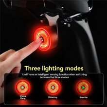 NEWBOLER Brake Bicycle Tail Light MTB Road Seatpost Saddle Bike Rear Light Waterproof USB Charging Cycling Taillight