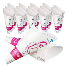 50PCS Paper Urinal Toilet Women Urination Device Urinal Funnel Standing Pee Cup Waterproof Paper Standing Urinary Funnel