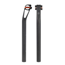 TOSEEK Ultralight Carbon Seatpost 27.2x400mm Bicycle Seatpost for MTB/Road Tube Bicycle Part Offset 25MM