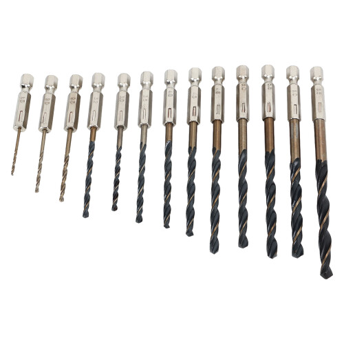 13-teiliger Bohrer 1/4 Zoll Set