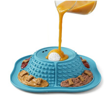 Slow Feeder Dog Bowls with Anti-Slip Rolling 5/6 Cup Licking Toy for Dogs and Cats for Liquid Thick Treat