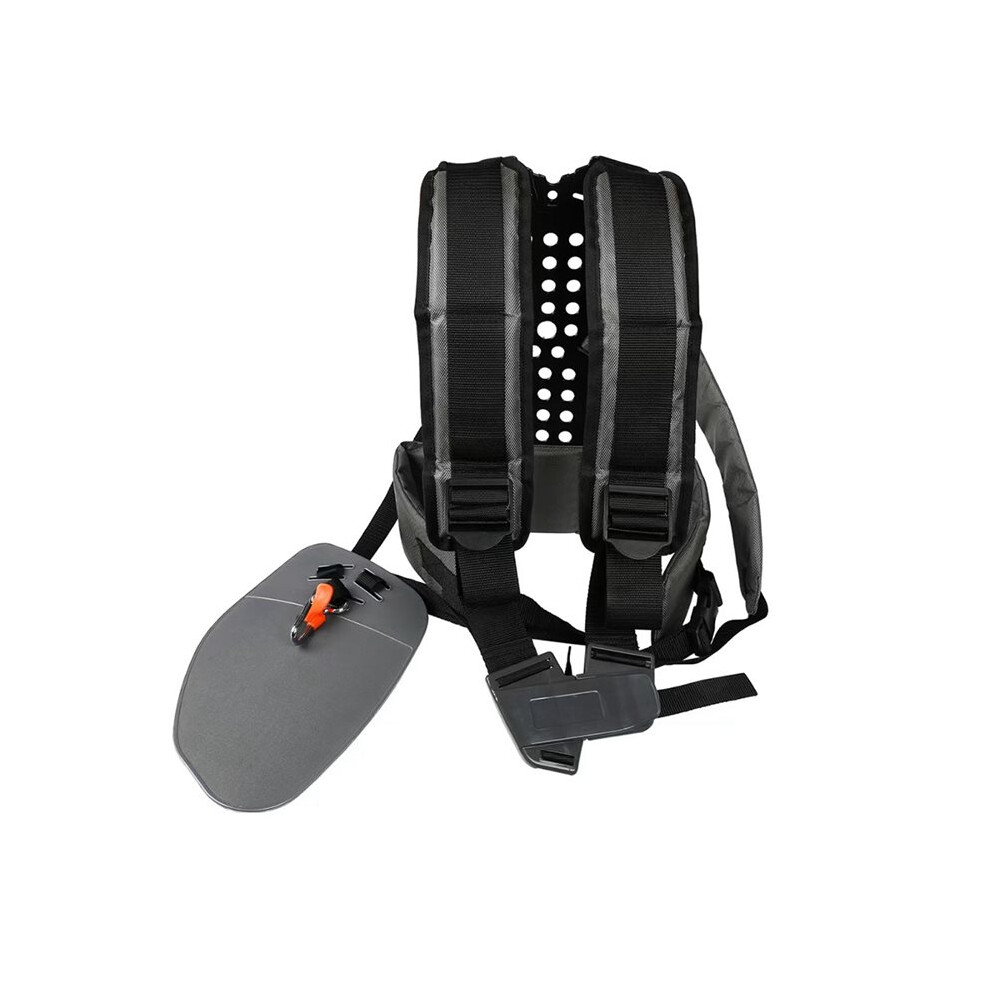 Photos - Cutting Disc Universal Adjustable Padded Trimmer Shoulder Strap Double Shoulder Weed Eater Brush Harness for String Trimmer Gray