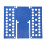 (sapphire blue) Clothes Folding Board, PP Material, Space Saving Tool for Wardrobe Storage 1